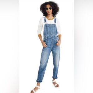 Madewell Light Blue Denim Overalls